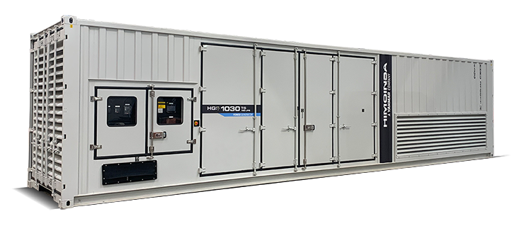 1MW gas generator set:  Mobile, silent and low OPEX